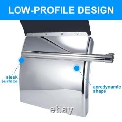 Quarter Fender for Semi Truck & Trailers 24x24 Stainless Steel, Easy Install