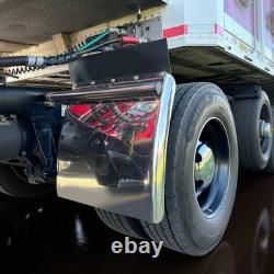 Quarter Fender for Semi Truck & Trailers 24x24 Stainless Steel, Easy Install