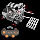 Rc Tracked Dump Truck Diy Stainless Steel Assemble Forklift Bulldozer Crane