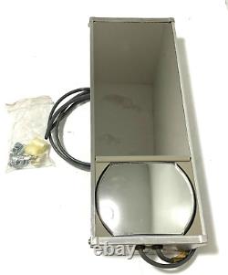 Re-Trac Lighted Stainless Steel Mirror 6 x 16 for TRUCK, BUS, VAN