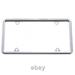 Rear Center Panel Stainless Steel with Red LED Lights (Red Lens) Semi Trucks