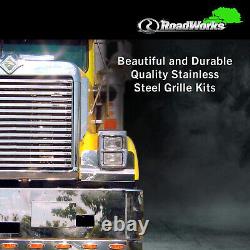 RoadWorks Stainless Steel Grille 15 Horizontal Grille Bars International 9300