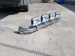 Roof Bar C + Spot Lamps For Isuzu NPR NQR Low Cab Stainless Steel Truck Front