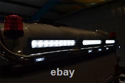 Roof Bar + LED Spot Light bar For MAN TGX Euro6 2015+ XLX Stainless Steel Truck