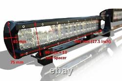 Roof Bar + LED Spot Light bar For MAN TGX Euro6 2015+ XLX Stainless Steel Truck