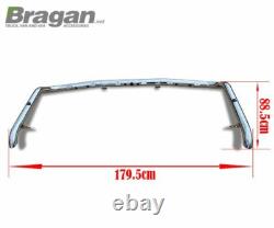 Roof Bar + LED + Spot Lights For MAN TGX Euro6 2015+ XLX Truck Stainless Steel