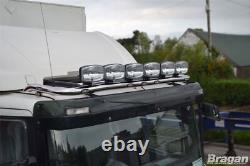 Roof Bar + LEDs + LED Spots For Mercedes Axor Low Cab Stainless Steel Truck
