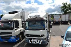 Roof Bar + LEDs + Spot Lights For DAF LF Pre 2014 Stainless Steel Truck Front