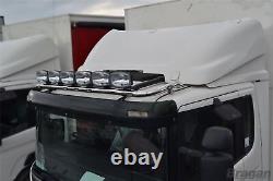 Roof Bar + LEDs + Spot Lights For Iveco Trakker Low Cab Truck Stainless Steel