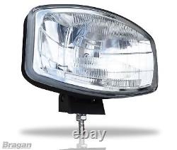 Roof Bar + LEDs + Spot Lights For Mitsubishi Canter Stainless Steel Truck Front