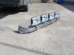 Roof Bar + LEDs + Spot Lights For Mitsubishi Canter Stainless Steel Truck Front