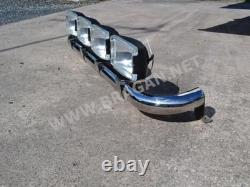 Roof Bar + Spot Lamps For Mitsubishi Canter CHROME Stainless Steel Truck Light