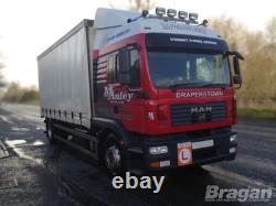 Roof Bar + Spot Lamps For Mitsubishi Canter CHROME Stainless Steel Truck Light