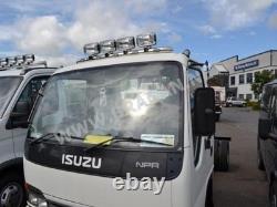 Roof Bar + Spot Lamps For Mitsubishi Canter CHROME Stainless Steel Truck Light