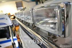 Roof Bar + Spot Lights For Mercedes Actros MP2 MP3 Space Stainless Steel Truck