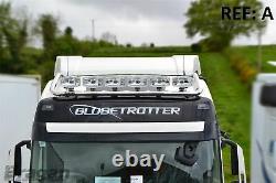 Roof Bar + Spot Lights For Volvo FH4 2013+ Globetrotter XL Stainless Steel Truck