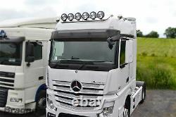 Roof Bar + Spots To Fit Mercedes Actros MP5 19+ GigaSpace Truck Stainless Steel