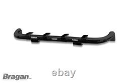 Roof Light Bar BLACK + White LEDs For Foden Alpha Low Cab Stainless Steel Truck