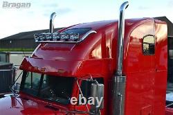 Roof Spot Light Bar For Freightliner Cascadia Evolution Stainless Steel Truck