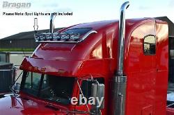 Roof Spot Light Bar For Freightliner Cascadia Evolution Stainless Steel Truck