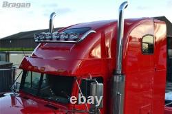 Roof Spot Light Bar For Freightliner New Cascadia Stainless Steel Truck Lorry