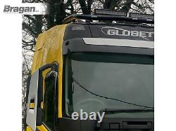 Roof Spot Light Bar For Volvo FH4 Globetrotter XL BLACK Stainless Steel Truck
