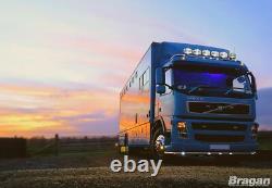Roof Spot Light Bar For Volvo FM Series 2 & 3 Low Cab Stainless Steel Truck Top