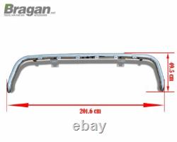 Roof Spot Light Bar For Volvo FM Series 2 & 3 Low Cab Stainless Steel Truck Top