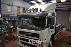 Roof Spot Light Bar For Volvo FM Series 2 & 3 Low Cab Stainless Steel Truck Top
