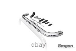 Roof Spot Light Bar + LEDs For Iveco Eurocargo Stainless Steel Truck Front Top