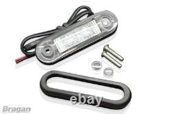Roof Spot Light Bar + LEDs For Iveco Eurocargo Stainless Steel Truck Front Top