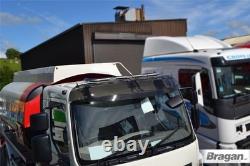 Roof Spot Light Bar + LEDs For Iveco Eurocargo Stainless Steel Truck Front Top