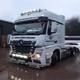 Roof Spot Light Bar + Leds For Mercedes Atego Front Lamps Stainless Steel Truck