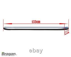 Roof Spot Light Bar + LEDs For Mercedes Atego Front Lamps Stainless Steel Truck