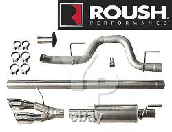 Roush 421711 Cat Back Side Exit Exhaust System for 2010-2014 Ford F-150 & Raptor