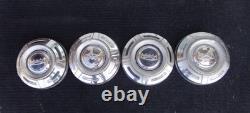 SET 4 1967-1977 OEM FORD TRUCK F250 3/4 TON Stainless Steel HUBCAPS HUB CAPS 12