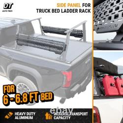SIDE Molle PANEL x 2pcs Stainless Steel for 6-6.8ft Truck Bed Rack Organization