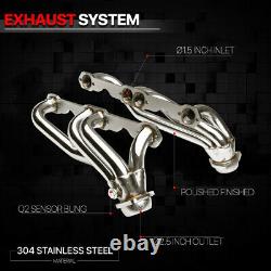 SS Exhaust Header Manifold for 88-97 Chevy/GMC C/K Pickup Truck GMT400 5.0/5.7