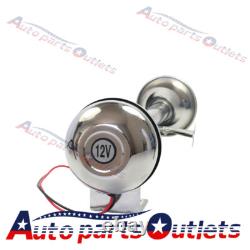 STAINLESS STEEL SINGLE 12V TRUMPET ELECTRIC HORN MARINE TRUCK CAR BOAT 390mm