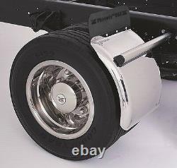 STAINLESS STEEL TRUCK, ROLLBACK, CARRIER QUARTER FENDERS 20 to 24.5 WHEELS