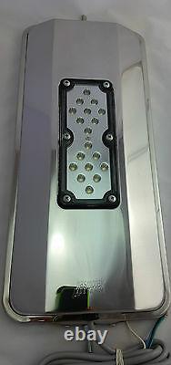 S/S Westcoast Heated mirror with Clear LED light. Kenworth, Truck, Bus, Van, Ute