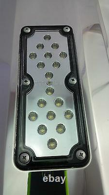 S/S Westcoast Heated mirror with spotter and Amber LED light. Truck, Bus, Van, Ute