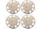 Scania Truck And Bus Universal Stainless Steel 22.5 Wheel Covers 4 Pcs. Logo