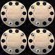 Scania Truck / Bus Universal Stainless Steel 22.5 Wheel Covers 4 Pcs