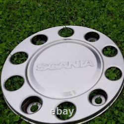 Scania Truck / Bus Universal Stainless Steel 22.5 Wheel Covers 4 Pcs