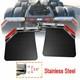 Semi Truck Angled Stainless Steel Spring Loaded Mudflap Hanger Kit 2.5&mud Flap