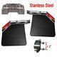 Semi Truck Angled Stainless Steel Spring Loaded Mudflap Hanger Kit 2.5&mud Flap