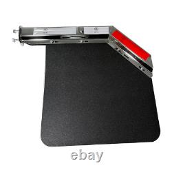 Semi Truck Angled Stainless Steel Spring Loaded Mudflap Hanger Kit 2.5& Mudflap