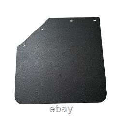 Semi Truck Angled Stainless Steel Spring Loaded Mudflap Hanger Kit 2.5& Mudflap