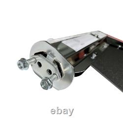 Semi Truck Stainless 2.5Angled Steel Spring Loaded Mudflap Hanger Kit & Mudflap